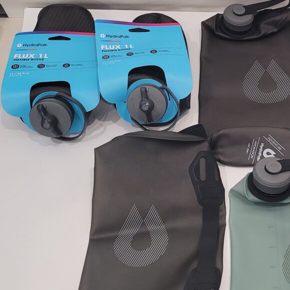 Hydrapak Flux & Seeker Water Bottle Collapsible 1L 2L 3L 4L available - Picture 1 of 11